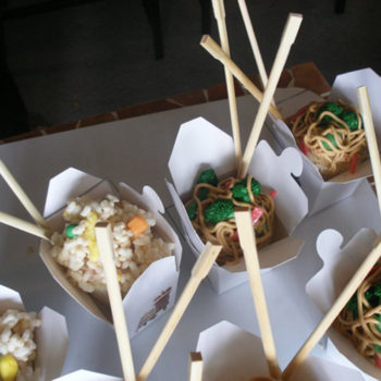 Chinese Takeout Cupcakes